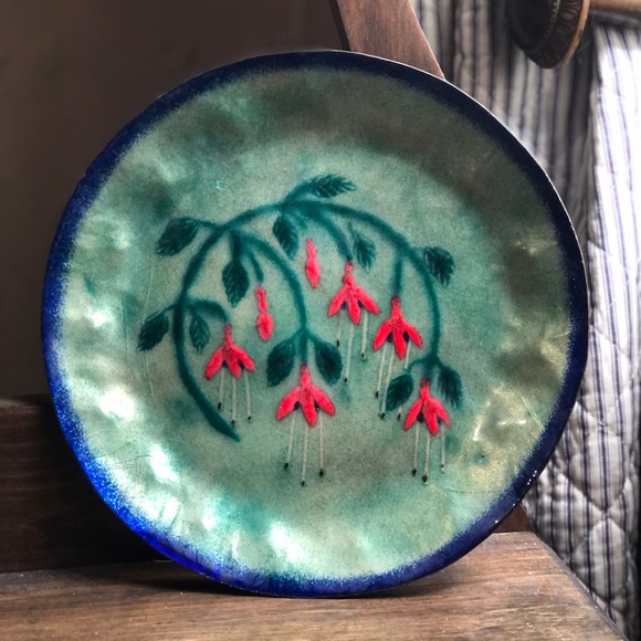 Vintage Other - VINTAGE Plate Decorative Enamel Copper from Ireland